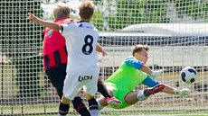 Momentka z přípravného duelu Chrudim - Hradec Králové. Momentka z přípravného duelu Chrudim - Hradec Králové.