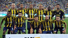 Fotbalisté Fenerbahce Istanbul ped zápasem pedkola Ligy mistr