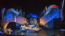Z uvedení opery Turandot na Bodamském jezeře Z uvedení opery Turandot na Bodamském jezeře