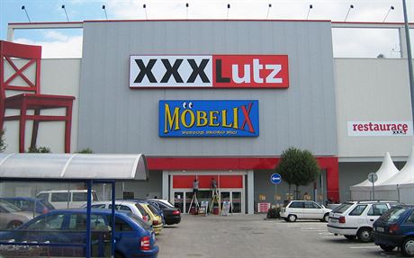 Prodejna XXX Lutz v praských Stodlkách.