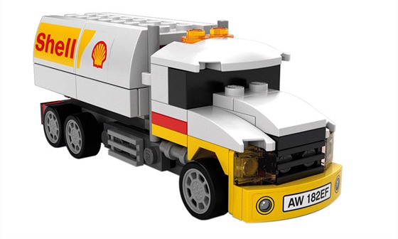 Limitovaná edice model Shell V-Power LEGO