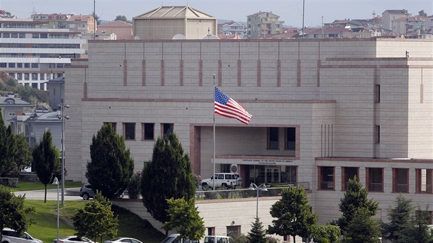 Budova americkho konzultu v Istanbulu (10. srpna 2015)