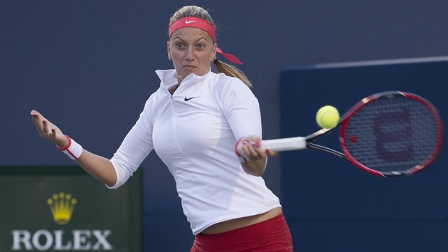 Petra Kvitova na turnaji v Torontu.