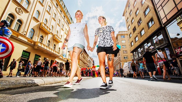 Pochod Prague Pride (15. 8. 2015)