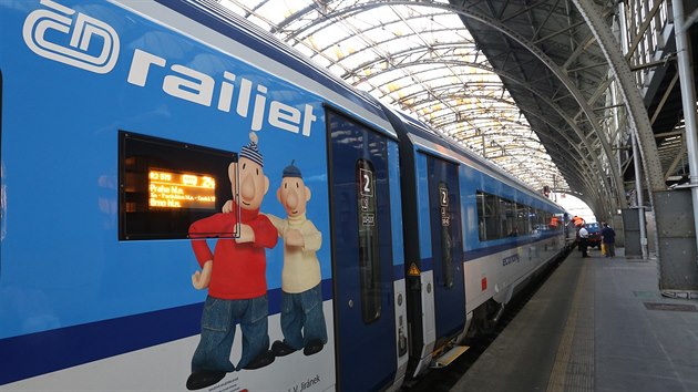 50. let Veernku. Railjet s motivy Pata a Mata.