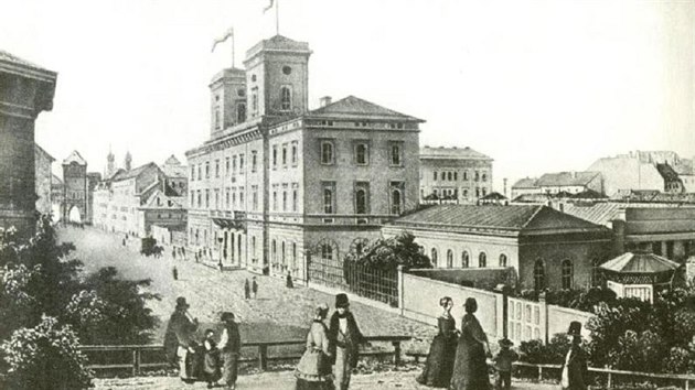 V lt 1845 na nynj Masarykovo ndra dorazil prvn vlak.