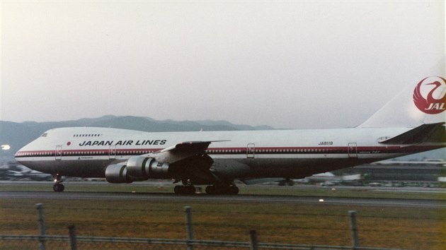 Boeing 747SR-46 s imatrikulan znakou JA8119. Tento stroj se v srpnu 1985 ztil do japonskch hor.