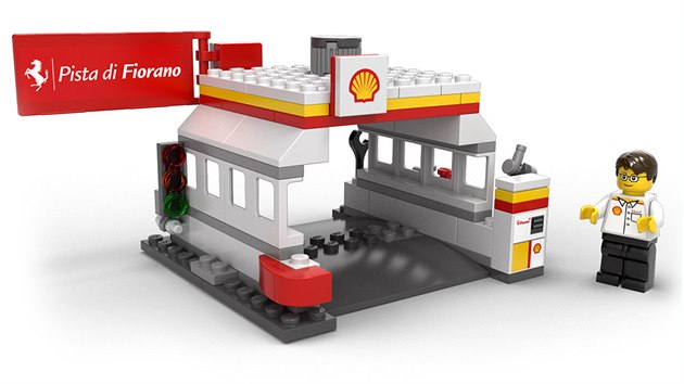 Limitovan edice model Shell V-Power LEGO