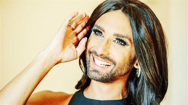 Conchita Wurst (Praha, 10. srpna 2015)