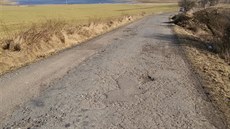Takto vypadala silnice mezi Okřešicemi a Čechtínem původně. Takto vypadala silnice mezi Okřešicemi a Čechtínem původně.