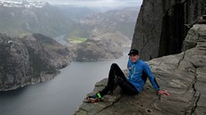 Norsko - výběh na Preikestolen Norsko - výběh na Preikestolen