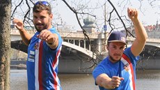 Kajakář Josef Dostál (vlevo) a kanoista Martin Fuksa Kajakář Josef Dostál (vlevo) a kanoista Martin Fuksa