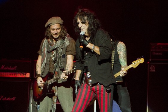 Johnny Depp a Alice Cooper