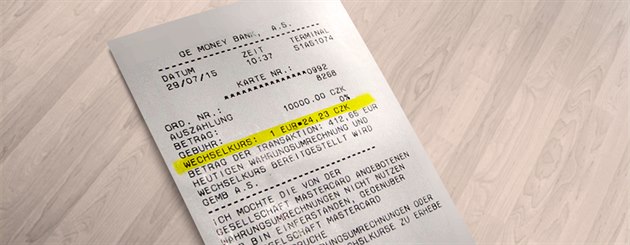 Stvrzenka německého turisty. Stvrzenka německého turisty.