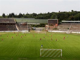 Stadion obnovil pro svou ervnovou rozluku s kariérou Petr vancara. Nyní...