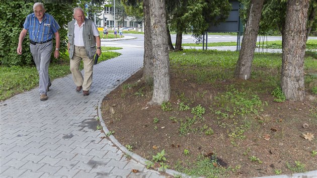 Ped restaurac Druba lid dlouho po stelb zapalovali svky, nyn u zde dn neho.