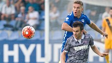 SPOKOJENOST. Jindich Trpiovský dovedl Liberec k domácímu vítzství nad Hajdukem Split.