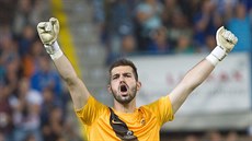 SPOKOJENOST. Jindich Trpiovský dovedl Liberec k domácímu vítzství nad Hajdukem Split.