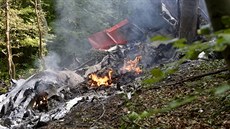 Na Slovensku se srazila letadla plná parautist, zemelo sedm lidí (20. srpna...