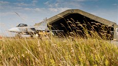 Gripen eských vzduných sil na Islandu