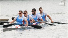 eský tykajak ve sloení Daniel Havel, Luká Trefil, Josef Dostál, Jan trba...