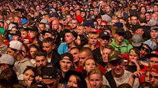 Koncert jednoho z hlavních headliner 14. roníku Hip Hop Kempu v Hradci...