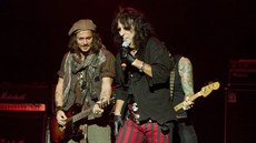 Johnny Depp a Alice Cooper Johnny Depp a Alice Cooper