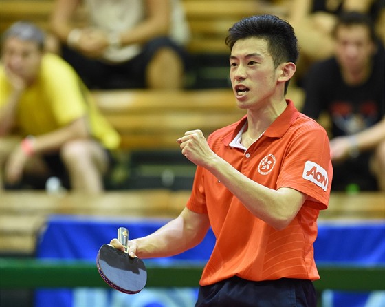 Vítz finále dvouhry mu na turnaji v Olomouci Wong chun-tching z Hongkongu.