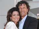 Shania Twain a její souasný partner Frédéric Thiébaud (Los Angeles, 2. ervna...