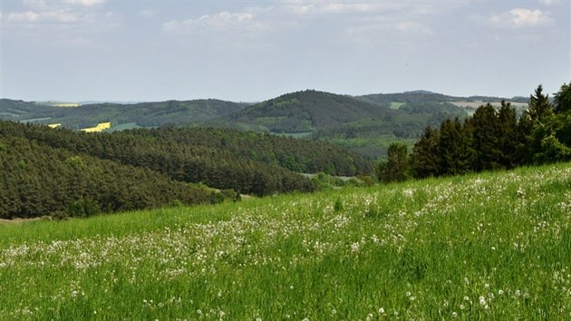 Vhled do krajiny pod rozhlednou