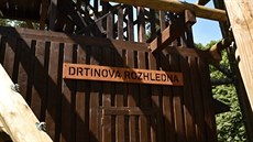 Vstup do Drtinovy rozhledny