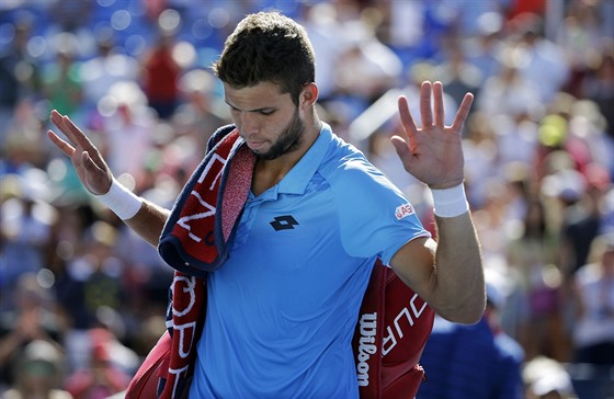 eský tenista Jií Veselý musel kvli zranní vzdát zápas ve 3. kole US Open.