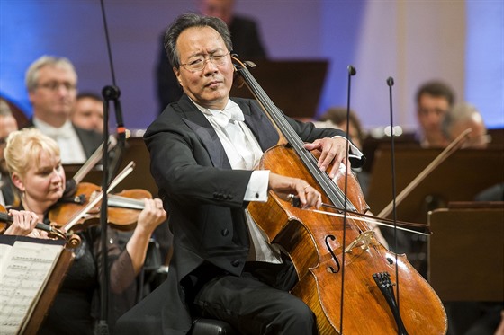 Cellista Yo-Yo Ma na zahajovacím koncert Dvoákovy Prahy