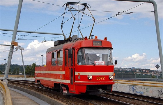 Tramvaj T3M evidenního ísla 5572