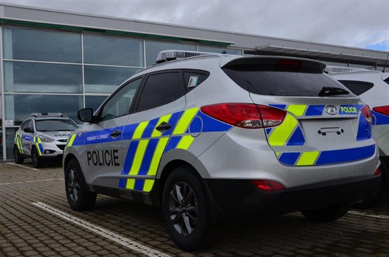 Policejní vz Hyundai.