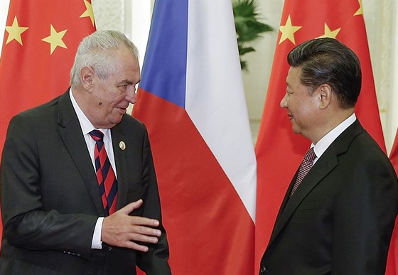 Milo Zeman se setkal v Pekingu s ínským prezidentem Si in-pchingem (4. záí...