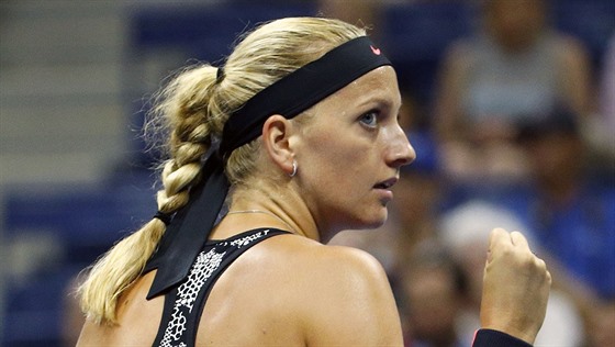 DAÍ SE. Petra Kvitová v prvním kole v US Open.