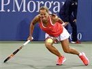 esk tenistka Barbora Strcov bojuje ve 3. kole US Open.
