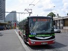 Elektrobus SOR EBN 11 jezdí na pravidelné lince.