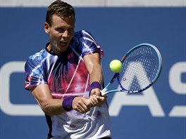 esk tenista Tom Berdych hraje ve 3. kole US Open.