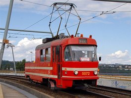 Tramvaj T3M evidennho sla 5572