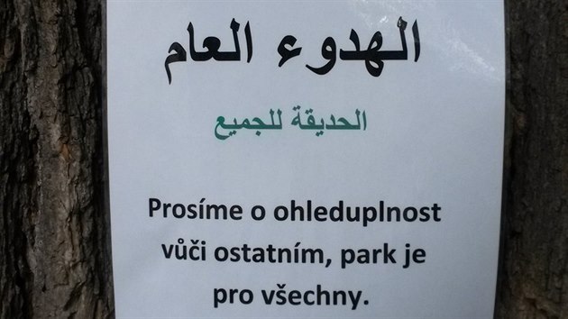 Arabt starousedlci se sna pedejt konfliktm informan kampan. Po parcch rozvsili letky s pravidly chovn.