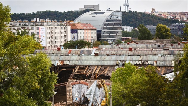 Developersk spolenost ORCO zaala 7. z 2015 demolici historickch drnch hal dlen v arelu ndra Bubny-Ztory. 