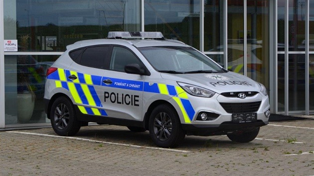 Policejní vůz Hyundai. Policejní vůz Hyundai.