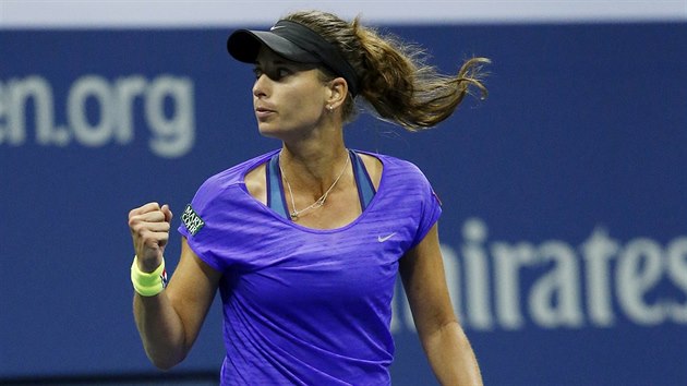 DA SE. Petra Cetkovsk ve druhm kole US Open.