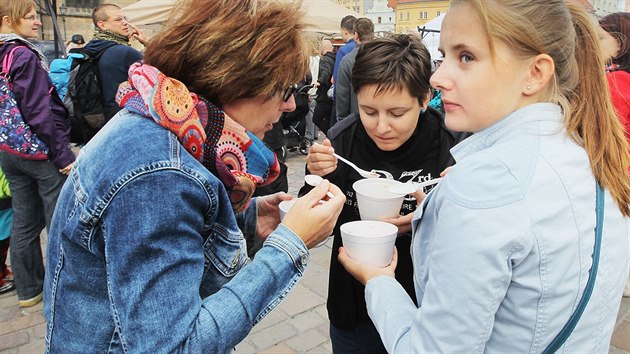 Festival polvek na nmst Republiky v Plzni. (6. srpna 2015)