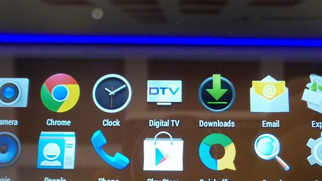 Aplikace pro pjem DVB-T signlu na tabletu Skyworth T1011 b v operanm systmu Android.