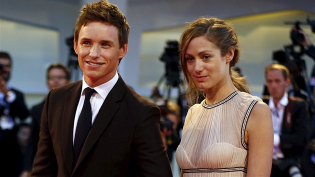 Eddie Redmayne a jeho ena Hannah Bagshawe (Bentky, 5. z 2015)