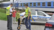 Srážka rychlíku a nákladního vozu na železničním přejezdu v Lukách nad Jihlavou. Srážka rychlíku a nákladního vozu na železničním přejezdu v Lukách nad Jihlavou.