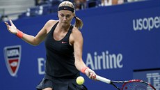 SOUSTEDNÍ. Petra Kvitová v prvním kole US Open.